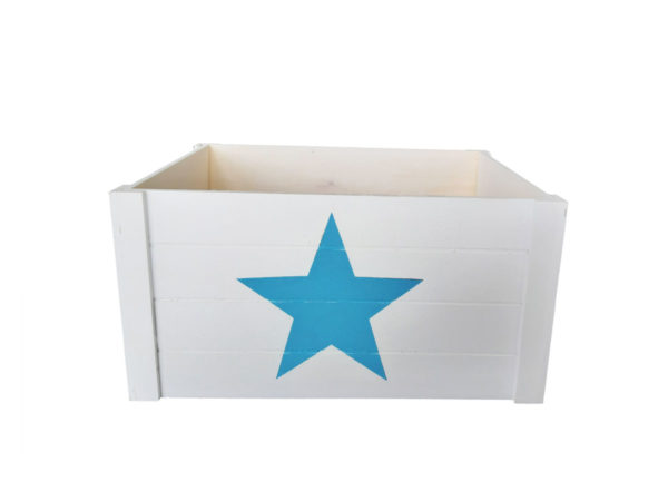 Caja de madera estrella