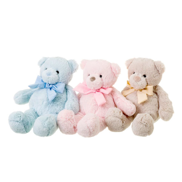 Osos peluche rosa azul beige