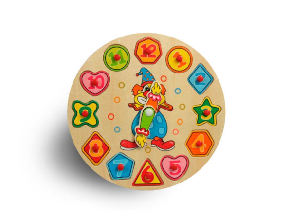 Puzzle reloj de madera