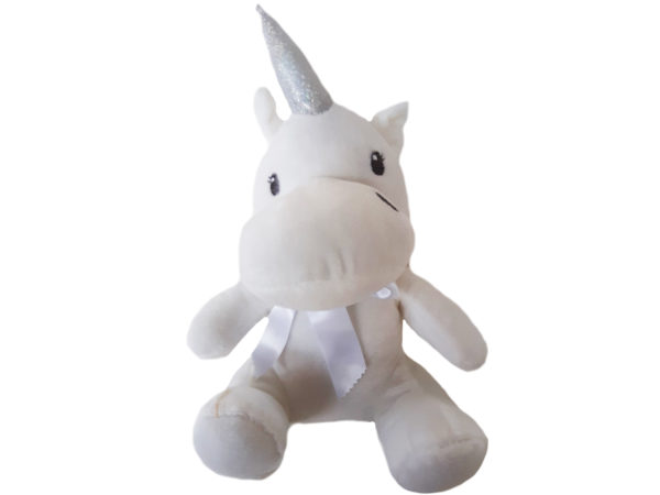 Unicornio canastilla bebe nieve