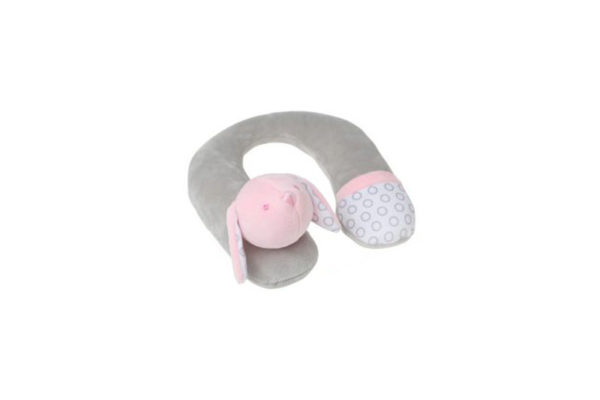 almohada cervical bebes rosa