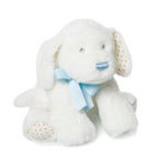 baby perrito lazo celeste 22 cm