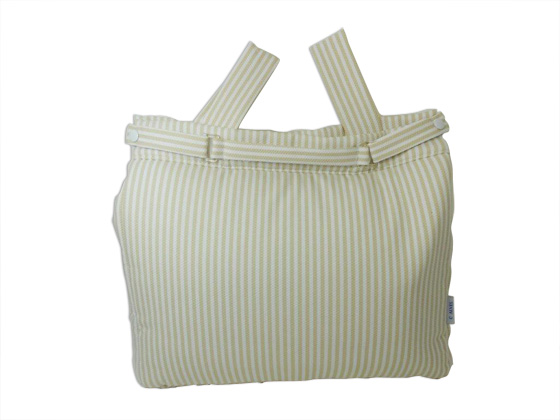 bolso de coche de bebe beige