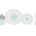 Vajilla Jungle Party rana verde