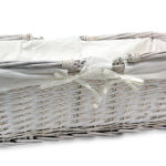 Cesta de mimbre cuadrada 01