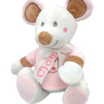 Manta Coralina con Peluche Ratita