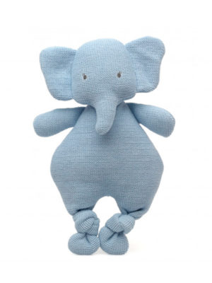 peluche de algodón elefante azul