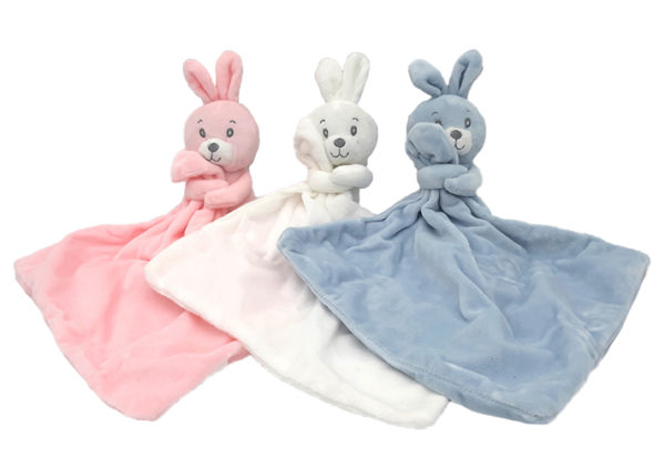 DouDou Conejito Rosa Blanco Azul