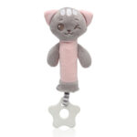 Sonajero Mordedor Gatito Rosa