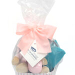 Presentación Canastilla Maleta "Rosa y Azul"