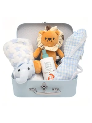 Canastilla Maleta "Hola Bebé"
