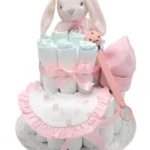 Tarta de Pañales "Feliz Nacimiento"