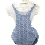 Conjunto 2 piezas Encanto azul empolvado