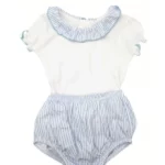 Conjunto 2 piezas Verano raya azul