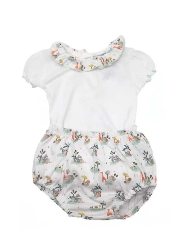 Conjunto 2 piezas Verano selva gris